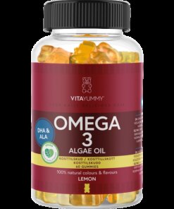 shop VitaYummy Omega 3 Algae Oil 60 Pieces - Lemon af VitaYummy - online shopping tilbud rabat hos shoppetur.dk