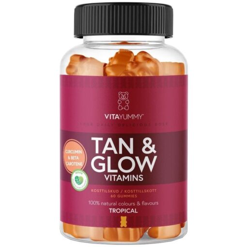 shop VitaYummy Tan & Glow Vitamins 60 Pieces af VitaYummy - online shopping tilbud rabat hos shoppetur.dk