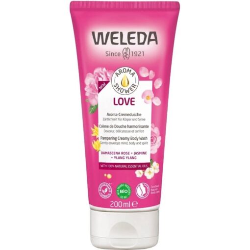 shop Weleda Aroma Body Wash 200 ml - Love af Weleda - online shopping tilbud rabat hos shoppetur.dk