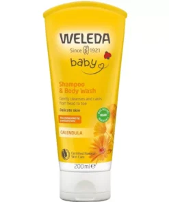 shop Weleda Calendula Shampoo & Body Wash 200 ml af Weleda - online shopping tilbud rabat hos shoppetur.dk