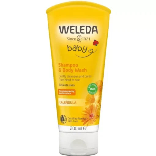 shop Weleda Calendula Shampoo & Body Wash 200 ml af Weleda - online shopping tilbud rabat hos shoppetur.dk