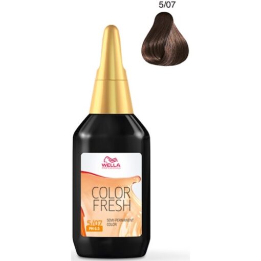 shop Wella Color Fresh - 5/07 Light Natural Brown af Wella - online shopping tilbud rabat hos shoppetur.dk