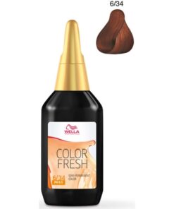 shop Wella Color Fresh - 6/34 Dark Blonde Gold Red af Wella - online shopping tilbud rabat hos shoppetur.dk