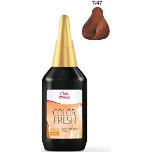 shop Wella Color Fresh - 7/47 Medium Blonde Red Brown af Wella - online shopping tilbud rabat hos shoppetur.dk