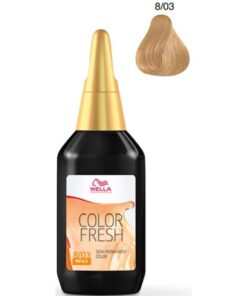 shop Wella Color Fresh - 8/03 Light Blonde Natural Gold af Wella - online shopping tilbud rabat hos shoppetur.dk