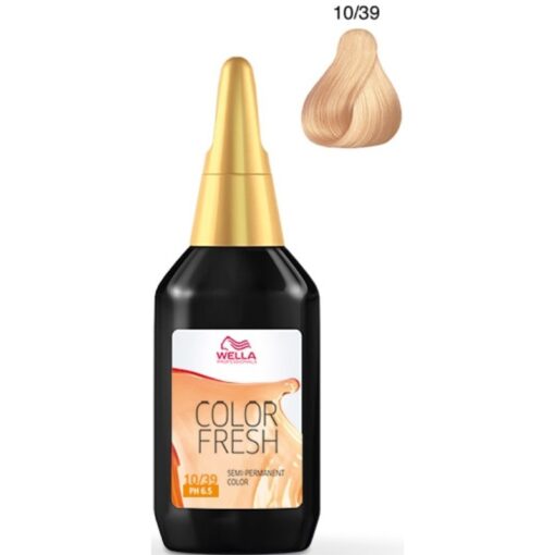 shop Wella Color Fresh Toning 10/39 Lightest Blonde Gold Cendre 75 ml af Wella - online shopping tilbud rabat hos shoppetur.dk