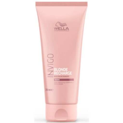 shop Wella Invigo Blonde Recharge Color Refreshing Conditioner 200 ml - Warm af Wella - online shopping tilbud rabat hos shoppetur.dk