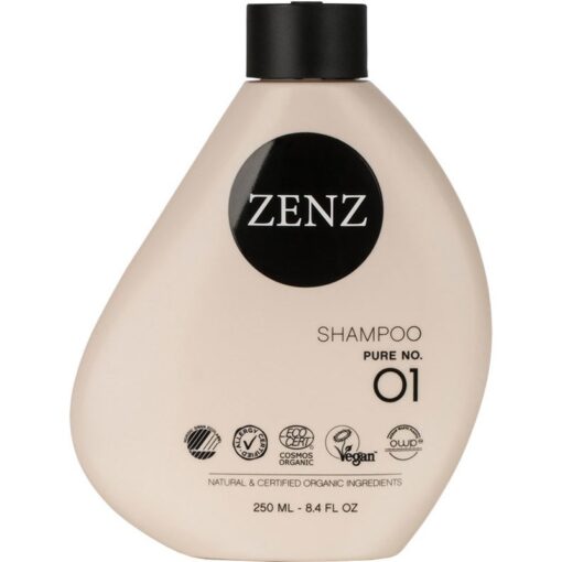 shop ZENZ Organic Pure No. 01 Shampoo 250 ml af ZENZ Organic Products - online shopping tilbud rabat hos shoppetur.dk