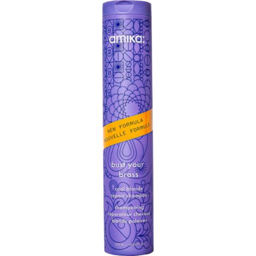 shop amika: Bust Your Brass Cool Blonde Repair Shampoo 275 ml af amika - online shopping tilbud rabat hos shoppetur.dk