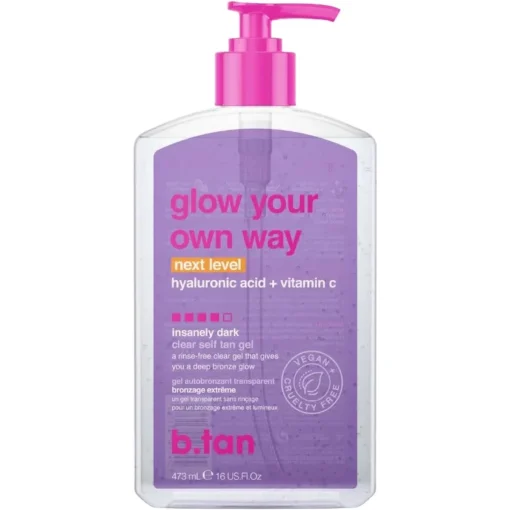 shop b.tan Glow Your Own Way Next Level Self Tan Gel 473 ml af btan - online shopping tilbud rabat hos shoppetur.dk