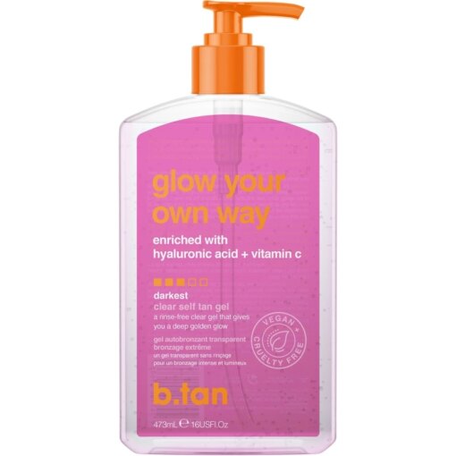 shop b.tan Glow Your Own Way Self Tan Gel 473 ml af btan - online shopping tilbud rabat hos shoppetur.dk