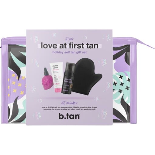 shop b.tan It Was Love At First Tan Gift Set (Limited Edition) af btan - online shopping tilbud rabat hos shoppetur.dk