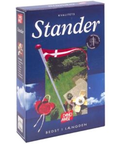 shop Dannebrogsstander til 11-12 meters flagstang af dano-mast - online shopping tilbud rabat hos shoppetur.dk