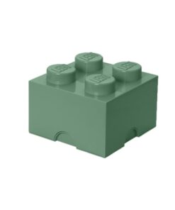 shop LEGO opbevaringskasse med 4 knopper - Grøn af room-copenhagen - online shopping tilbud rabat hos shoppetur.dk