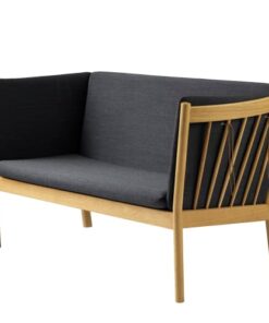 shop Erik Ole Jørgensen 2 pers. sofa - J148 - Eg/antracitgrå af FDB Møbler - online shopping tilbud rabat hos shoppetur.dk