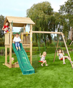 shop Jungle Gym Casa legetårn med gyngemodul af Jungle Gym - online shopping tilbud rabat hos shoppetur.dk