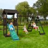 shop Jungle Gym Casa legetårn med klatremodul - Sort af Jungle Gym - online shopping tilbud rabat hos shoppetur.dk