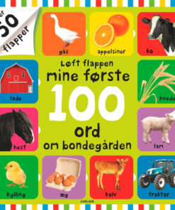 shop Løft flappen: mine første 100 ord om bondegården - Papbog af  - online shopping tilbud rabat hos shoppetur.dk