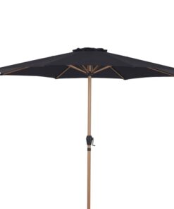 shop Arezzo parasol med krank - Sort/natur af  - online shopping tilbud rabat hos shoppetur.dk