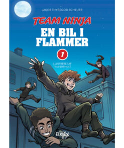 shop En bil i flammer - Team Ninja 1 - Hardback af  - online shopping tilbud rabat hos shoppetur.dk