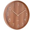 shop Karlsson vægur - Pure - KA5809DW - Mørk træ af Karlsson - online shopping tilbud rabat hos shoppetur.dk