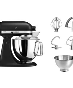 shop KitchenAid røremaskine - Artisan - Cast Iron Black af KitchenAid - online shopping tilbud rabat hos shoppetur.dk