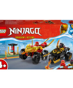 shop LEGO NINJAGO Kai og Ras' bil- og motorcykelkamp af LEGO - online shopping tilbud rabat hos shoppetur.dk