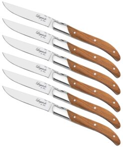 shop Laguiole by HÃ¢ws steakknive - Oliventræ af Laguiole by HÃ¢ws - online shopping tilbud rabat hos shoppetur.dk