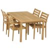 shop Mandalay Cambridge havemøbelsæt med 4 York stole - Teak af Mandalay - online shopping tilbud rabat hos shoppetur.dk
