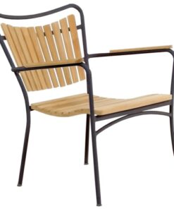 shop Mandalay Marguerit loungestol - Teak/antracit af Mandalay - online shopping tilbud rabat hos shoppetur.dk