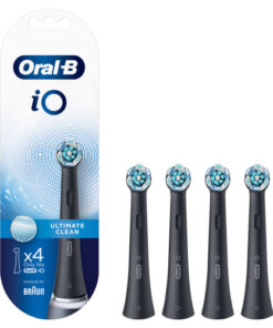 shop Oral-B tandbørstehoveder - iO Ultimate Clean - Sort - 4 stk. af Oral-B - online shopping tilbud rabat hos shoppetur.dk