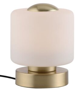 shop Paul Neuhaus bordlampe - Bota - Messing/opal af Paul Neuhaus - online shopping tilbud rabat hos shoppetur.dk