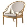 shop Poul M. Volther lænestol - J166 Jørna -  Natur/beige af FDB Møbler - online shopping tilbud rabat hos shoppetur.dk