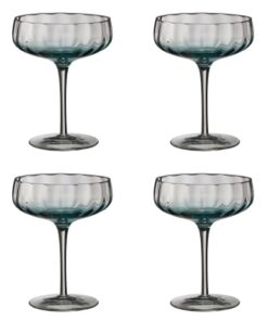 shop Aida champagneglas - Søholm Sonja - Petrol blue - 4 stk. af Aida - online shopping tilbud rabat hos shoppetur.dk