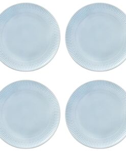 shop Aida frokosttallerkener - Relief - Light blue - 4 stk. af Aida - online shopping tilbud rabat hos shoppetur.dk