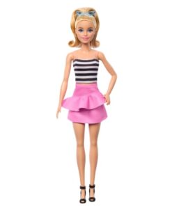 shop Barbiedukke - Fashionista - Sort/Hvid Kjole af Barbie - online shopping tilbud rabat hos shoppetur.dk