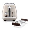 shop De'Longhi brødrister - Icona Vintage - Beige af De'Longhi - online shopping tilbud rabat hos shoppetur.dk