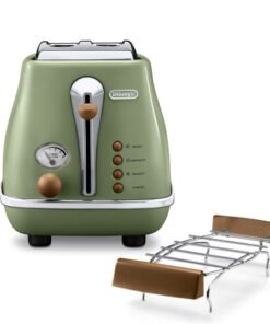 shop De'Longhi brødrister - Icona Vintage - Grøn af De'Longhi - online shopping tilbud rabat hos shoppetur.dk