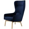 shop Foersom & Hiort-Lorenzen øreklapstol - L35 Gesja - Kongeblå af FDB Møbler - online shopping tilbud rabat hos shoppetur.dk