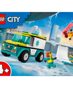 shop LEGO City Ambulance og snowboarder af LEGO - online shopping tilbud rabat hos shoppetur.dk