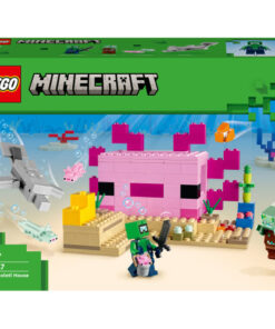 shop LEGO Minecraft Axolotl-huset af LEGO - online shopping tilbud rabat hos shoppetur.dk