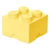 shop LEGO opbevaringskasse med 4 knopper - Gul af Room Copenhagen - online shopping tilbud rabat hos shoppetur.dk