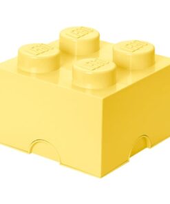 shop LEGO opbevaringskasse med 4 knopper - Gul af Room Copenhagen - online shopping tilbud rabat hos shoppetur.dk