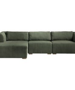 shop Living & more 3 pers. modulsofa med chaiselong - Karl - Grøn af Living & more - online shopping tilbud rabat hos shoppetur.dk