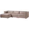 shop Living & more 3 pers. modulsofa med chaiselong - Karl - Mocca af Living & more - online shopping tilbud rabat hos shoppetur.dk