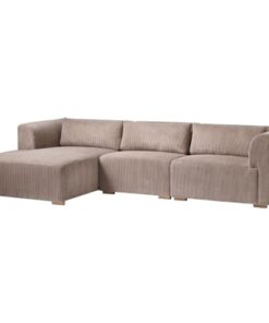 shop Living & more 3 pers. modulsofa med chaiselong - Karl - Mocca af Living & more - online shopping tilbud rabat hos shoppetur.dk