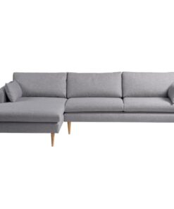 shop Living & more 3 pers. sofa med chaiselong - Malte - Lysegrå af Living & more - online shopping tilbud rabat hos shoppetur.dk