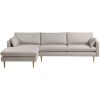shop Living & more 3 pers. sofa med chaiselong - Malte - Sand af Living & more - online shopping tilbud rabat hos shoppetur.dk