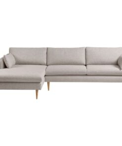 shop Living & more 3 pers. sofa med chaiselong - Malte - Sand af Living & more - online shopping tilbud rabat hos shoppetur.dk