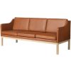 shop Mogens Koch 3 pers. sofa - MK46 - Natur/cognac af FDB Møbler - online shopping tilbud rabat hos shoppetur.dk